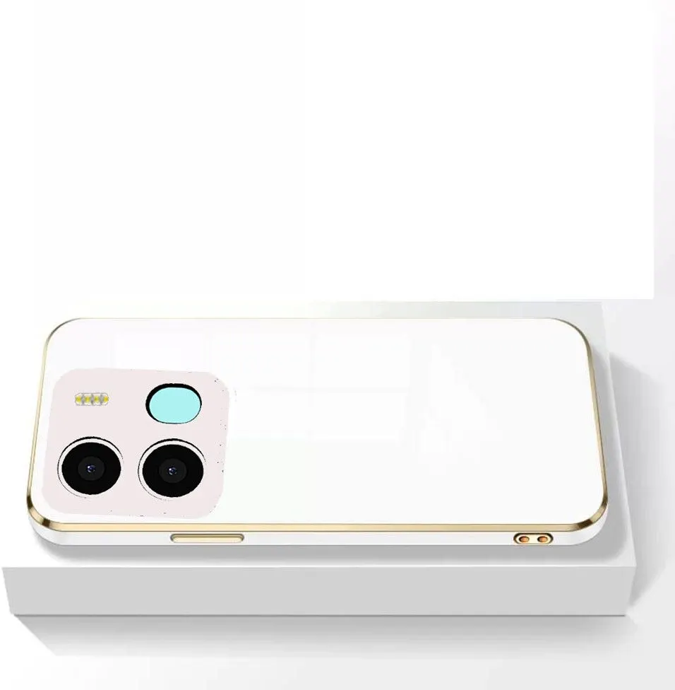 Micvir Back Cover for Tecno Spark Go 2023 (White, Camera Bump Protector, Silicon, Pack of: 1) — image 2 of 4