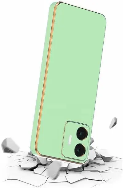 Micvir Back Cover for Vivo T1 44W (Green, Silicon, Pack of: 1) — image 5 of 5