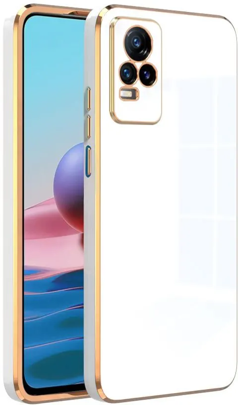 Micvir Back Cover for Vivo V20, Vivo Y73 (White, Silicon, Pack of: 1)