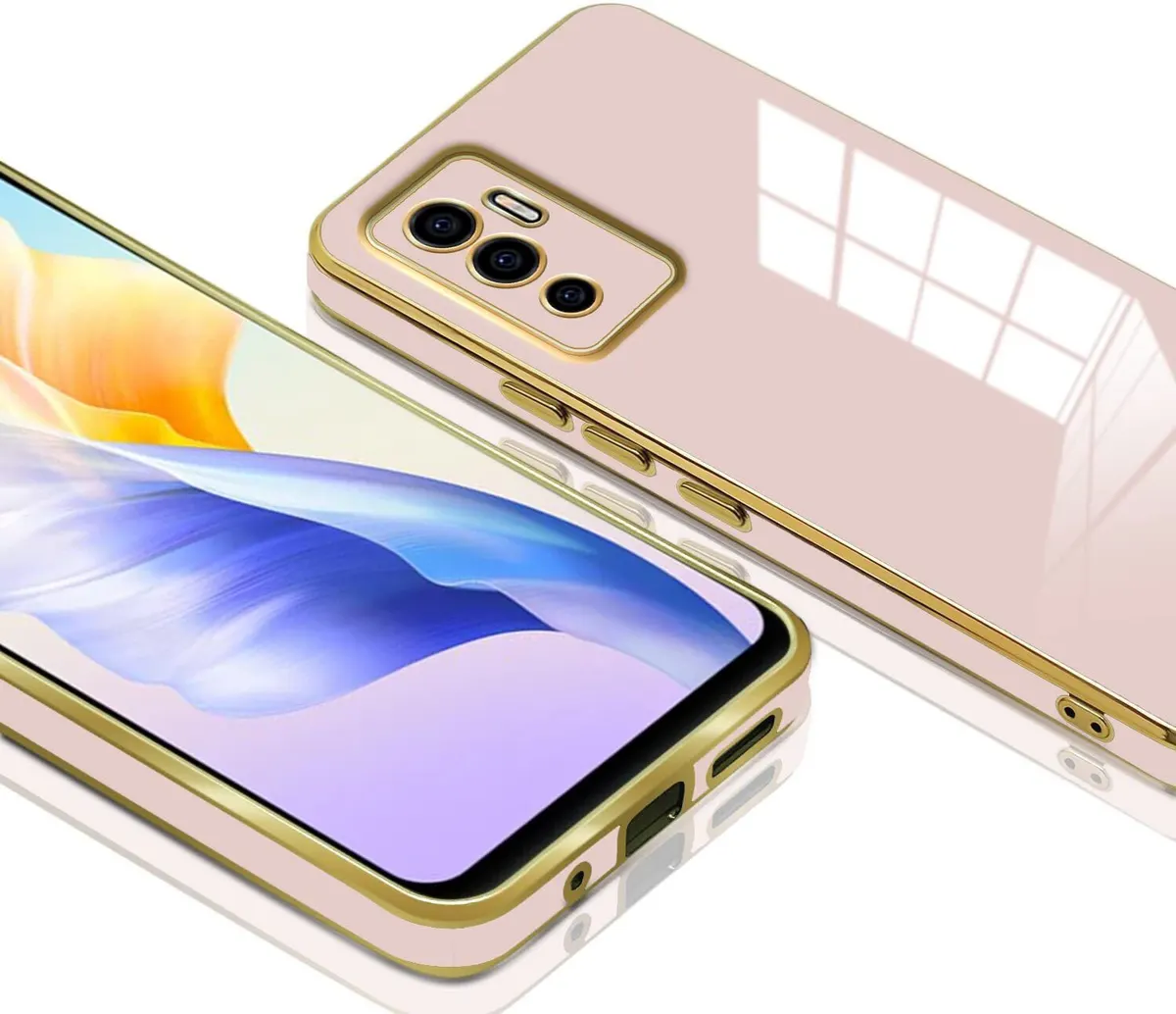 Micvir Back Cover for Vivo V23e 5G, vivo y75 4G (Pink, Silicon, Pack of: 1) — image 3 of 5