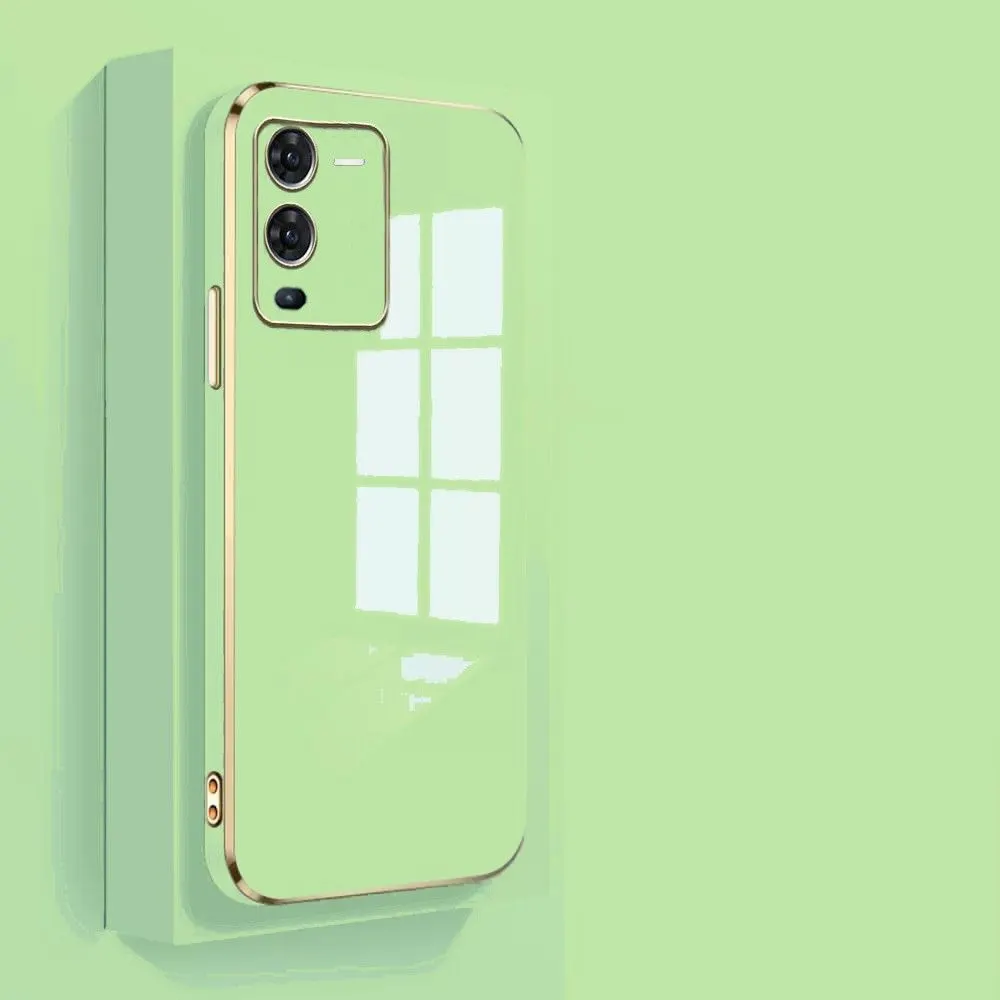 Micvir Back Cover for Vivo V25 Pro 5G (Green, Silicon, Pack of: 1) — image 2 of 5