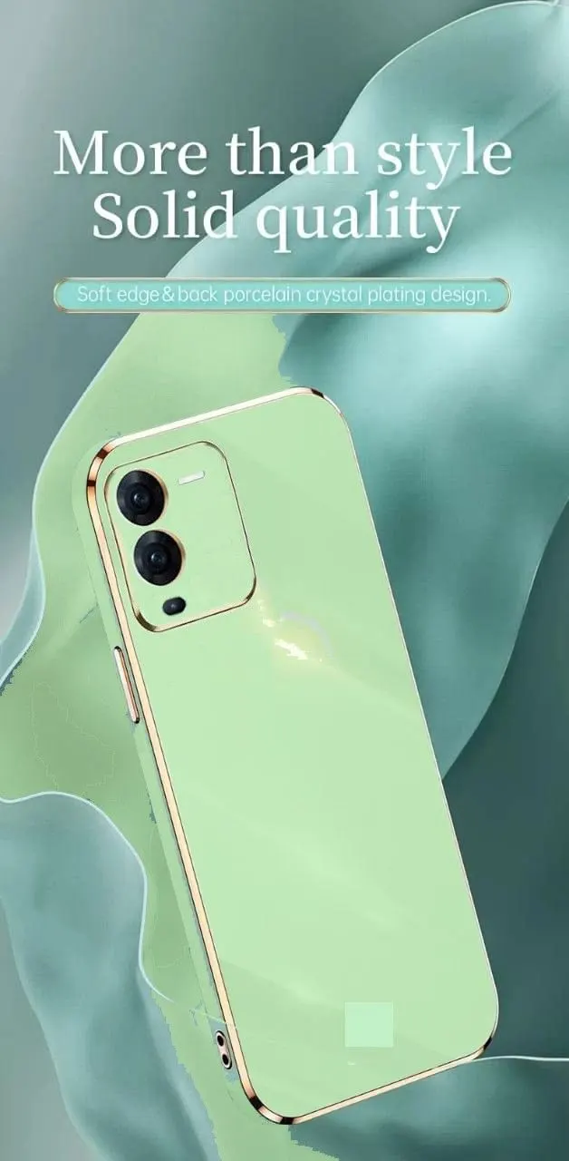 Micvir Back Cover for Vivo V25 Pro 5G (Green, Silicon, Pack of: 1) — image 4 of 5