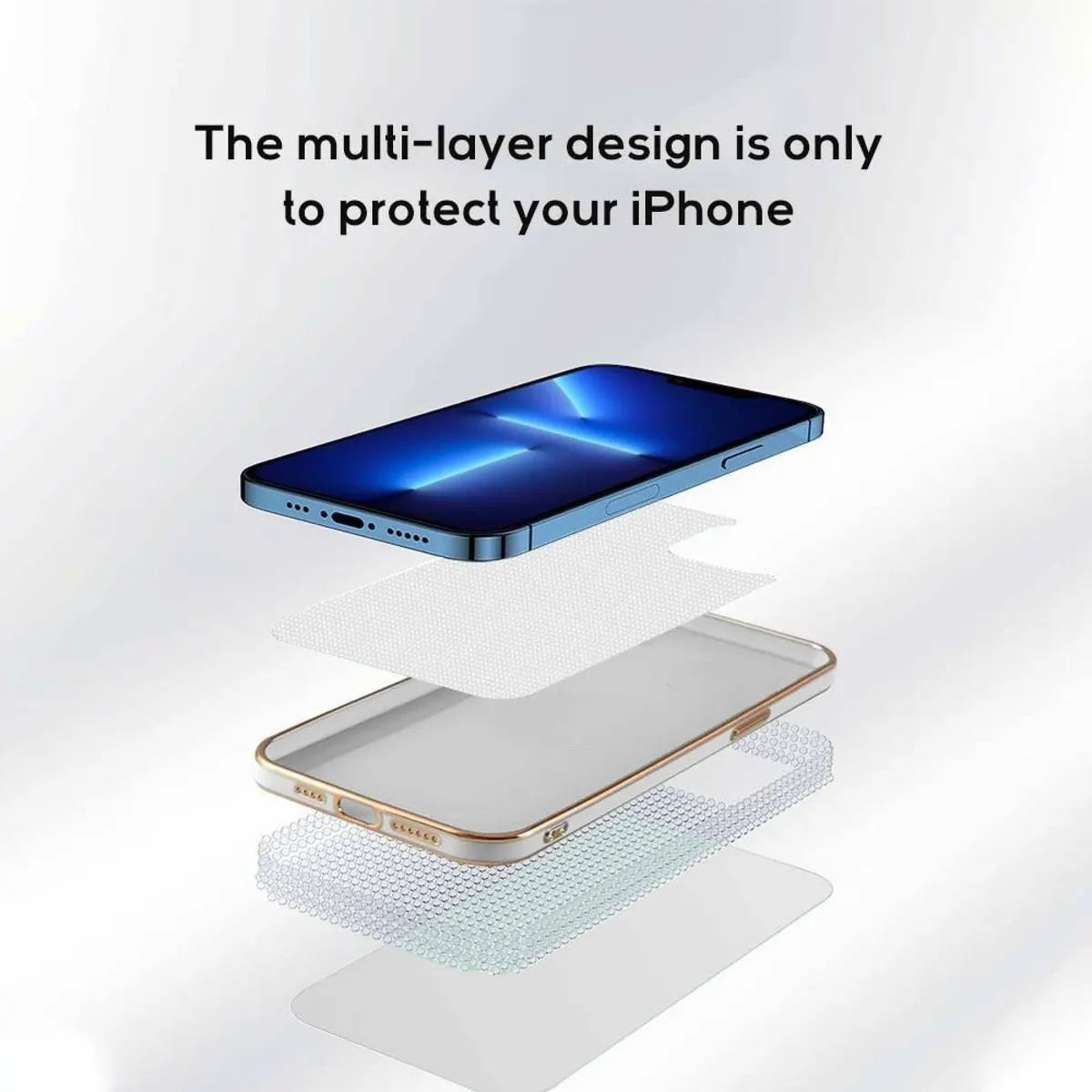 Micvir Back Cover for Vivo Y17 (White, Silicon, Pack of: 1) — image 2 of 4