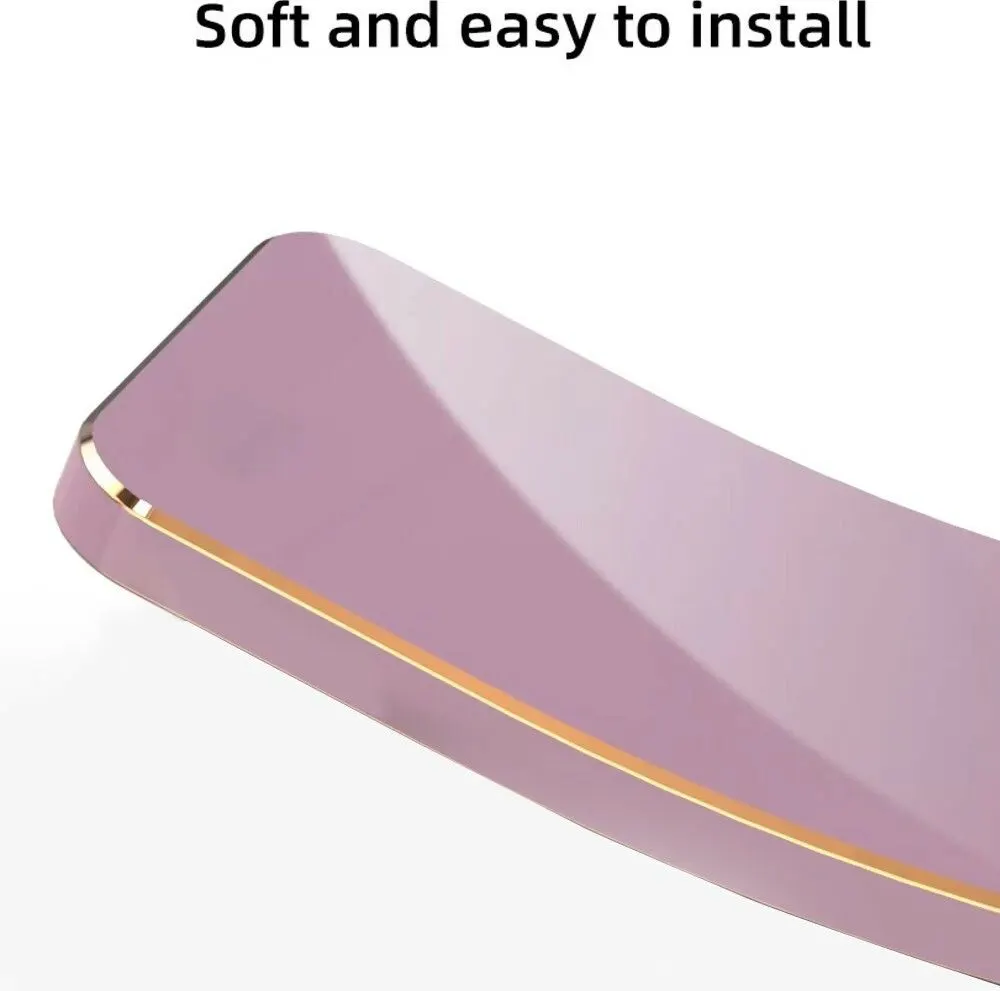 Micvir Back Cover for Vivo Y35 (Pink, Silicon, Pack of: 1) — image 4 of 5