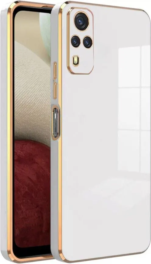 Micvir Back Cover for VIVO Y51 (White, Silicon, Pack of: 1)