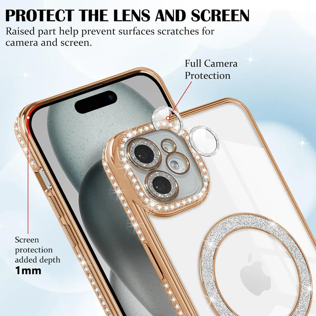 Micvir Back Cover for Apple iPhone 11 (Gold, Silicon, Pack of: 1) — image 3 of 5