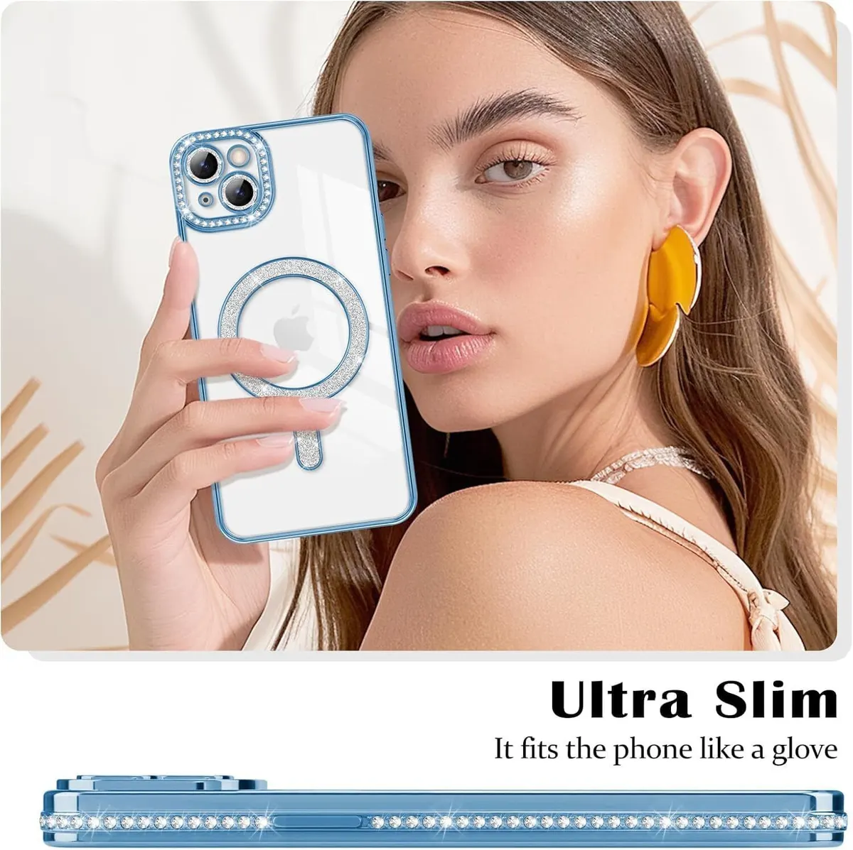 Micvir Back Cover for Apple iPhone 13 (Blue, Silicon, Pack of: 1) — image 5 of 5