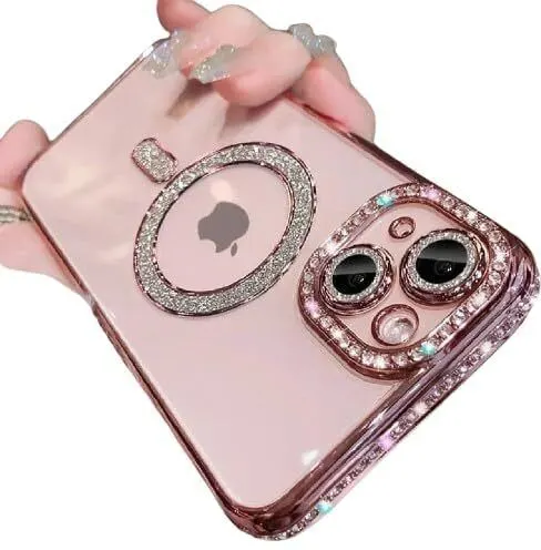 Micvir Back Cover for Apple iPhone 13 (Pink, Silicon, Pack of: 1)