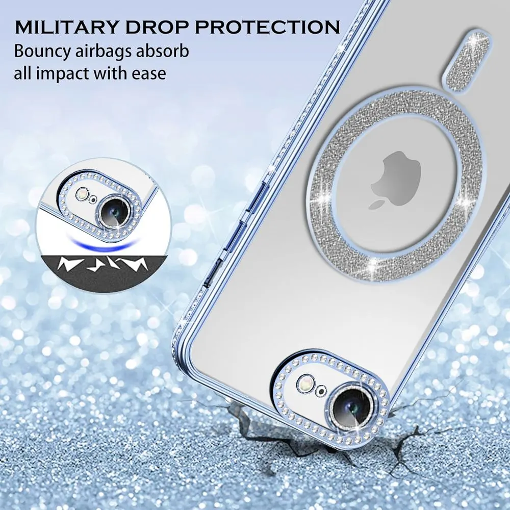 Micvir Back Cover for Apple iPhone 16e (Blue, Silicon, Pack of: 1) — image 2 of 5