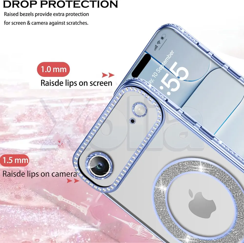 Xolia Back Cover for Apple iPhone 17 Air (Blue, Silicon, Pack of: 1) — image 2 of 5