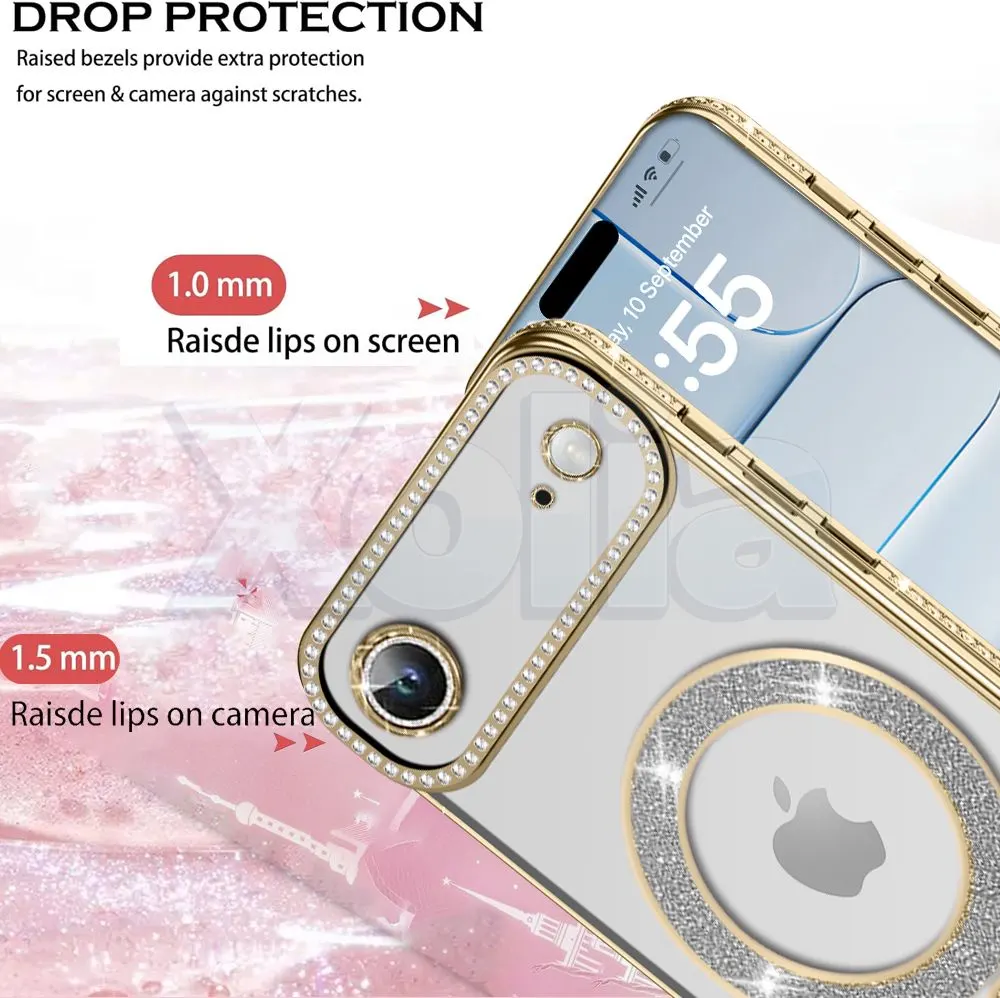 Xolia Back Cover for Apple iPhone 17 Air (Gold, Silicon, Pack of: 1) — image 2 of 5