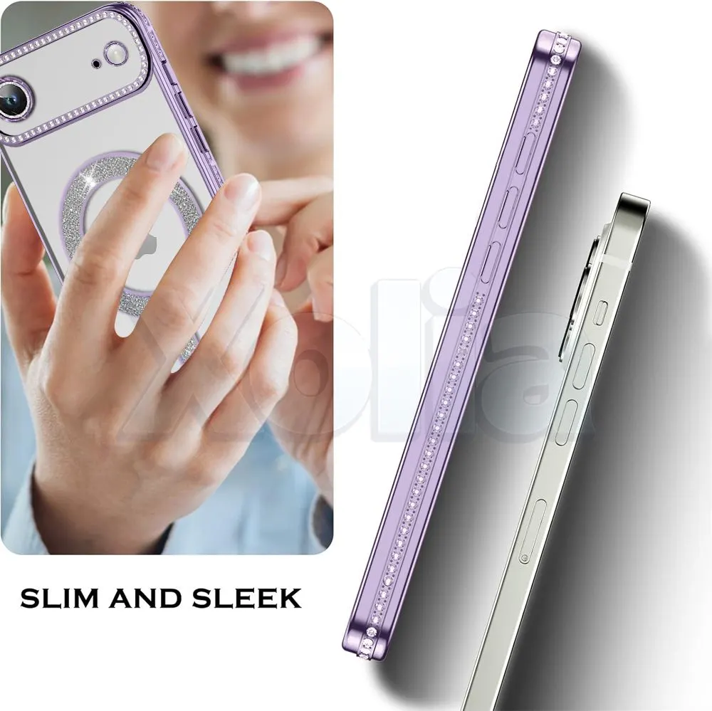 Xolia Back Cover for Apple iPhone 17 Air (Purple, Silicon, Pack of: 1) — image 4 of 5