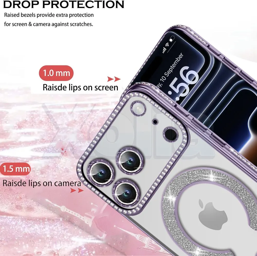 Xolia Back Cover for Apple iPhone 17 Pro Max (Purple, Silicon, Pack of: 1) — image 2 of 5