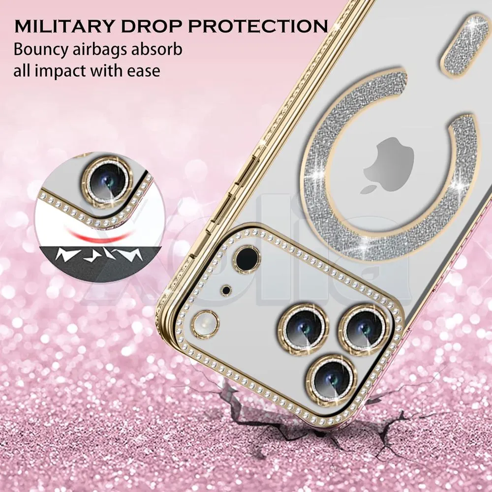 Xolia Back Cover for Apple iPhone 17 Pro (Gold, Silicon, Pack of: 1) — image 3 of 5