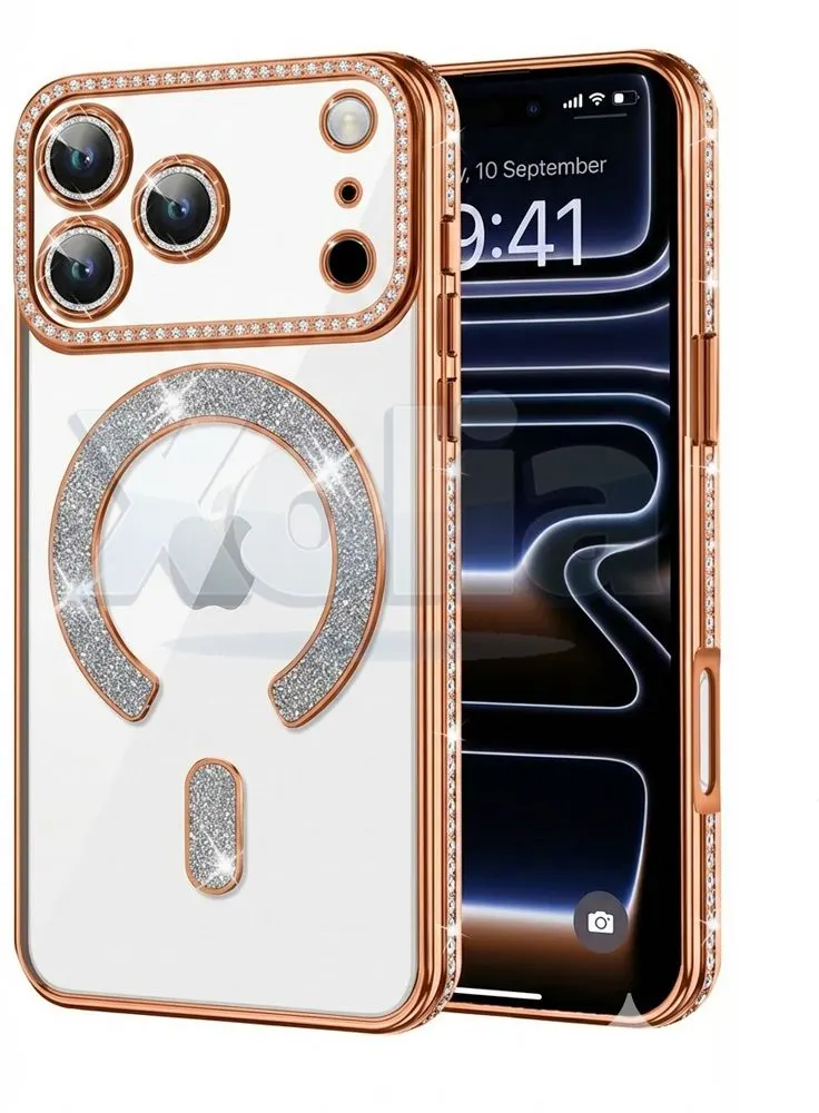 Xolia Back Cover for Apple iPhone 17 Pro (Orange, Silicon, Pack of: 1)