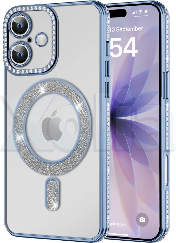 Xolia Back Cover for Apple iPhone 17 (Blue, Silicon, Pack of: 1)