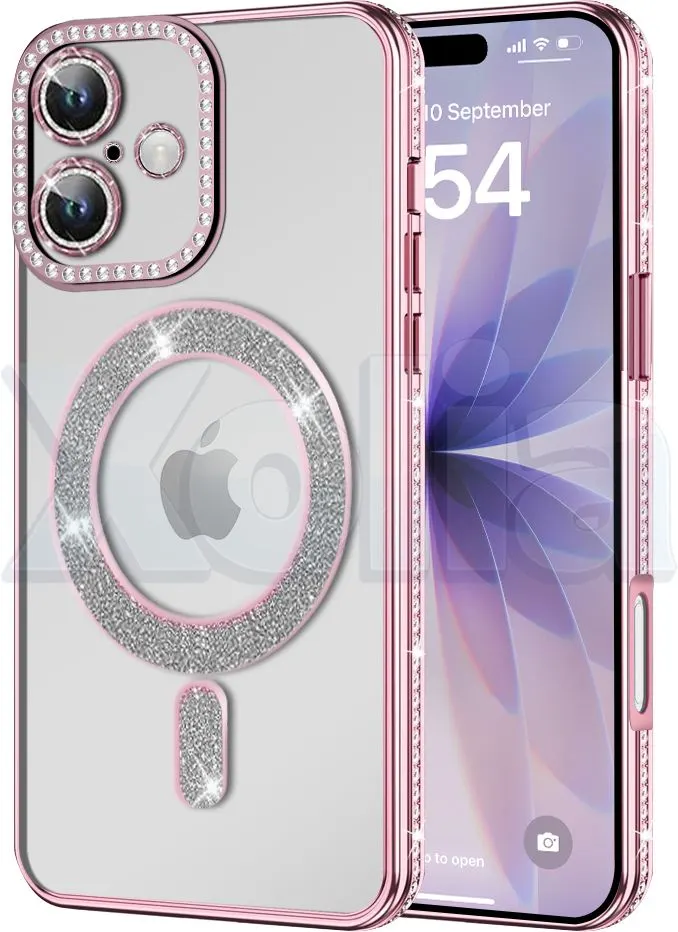 Xolia Back Cover for Apple iPhone 17 (Pink, Silicon, Pack of: 1)