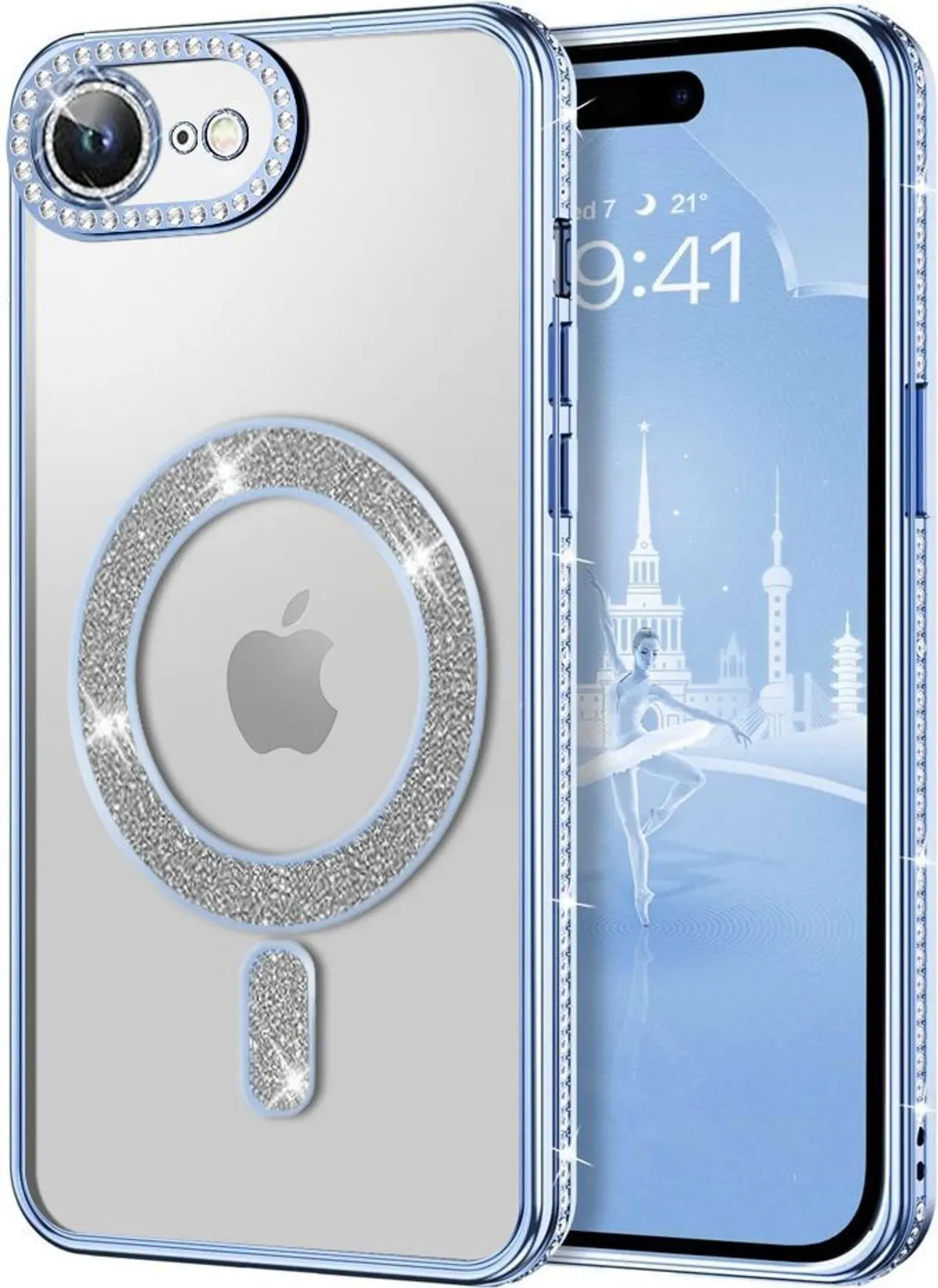 Xolia Back Cover for Apple iPhone 17e (Blue, Silicon, Pack of: 1)
