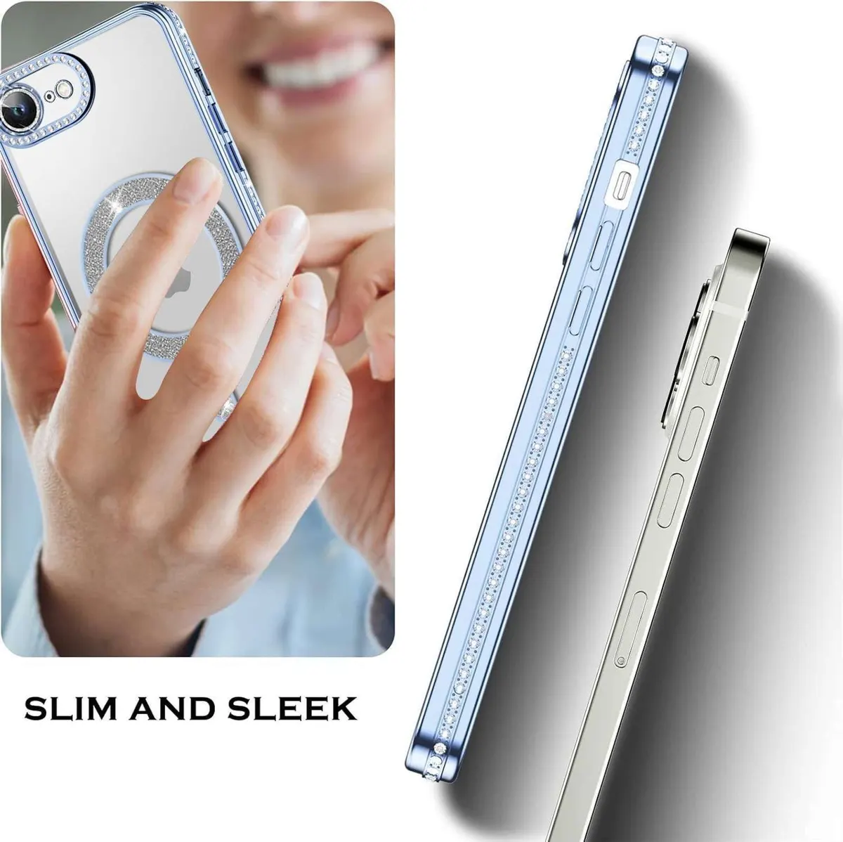 Xolia Back Cover for Apple iPhone 17e (Blue, Silicon, Pack of: 1) — image 4 of 5