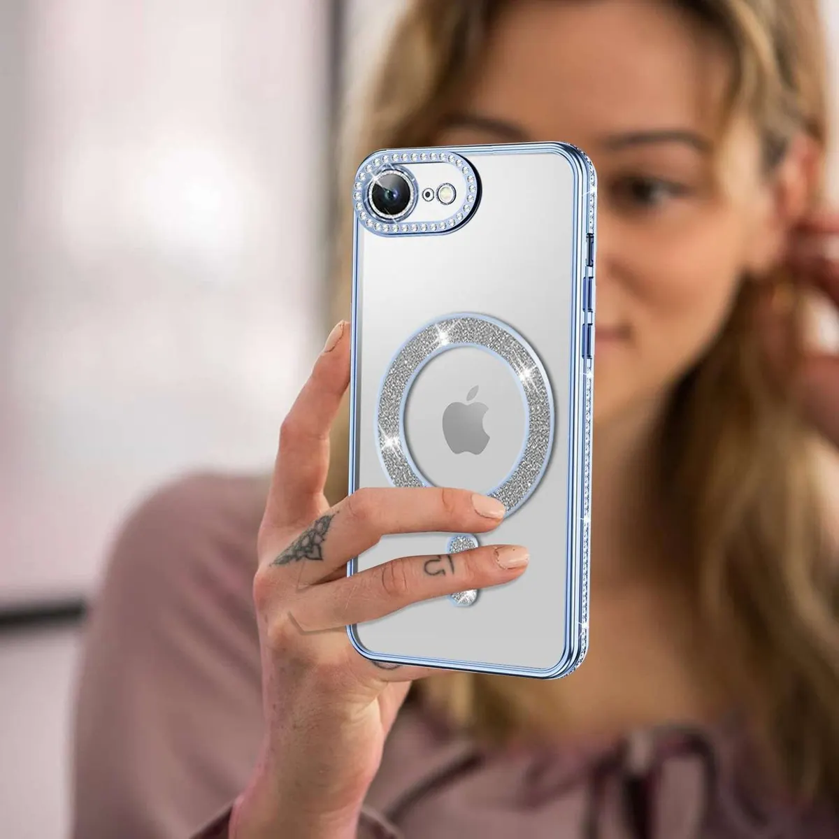 Xolia Back Cover for Apple iPhone 17e (Blue, Silicon, Pack of: 1) — image 5 of 5