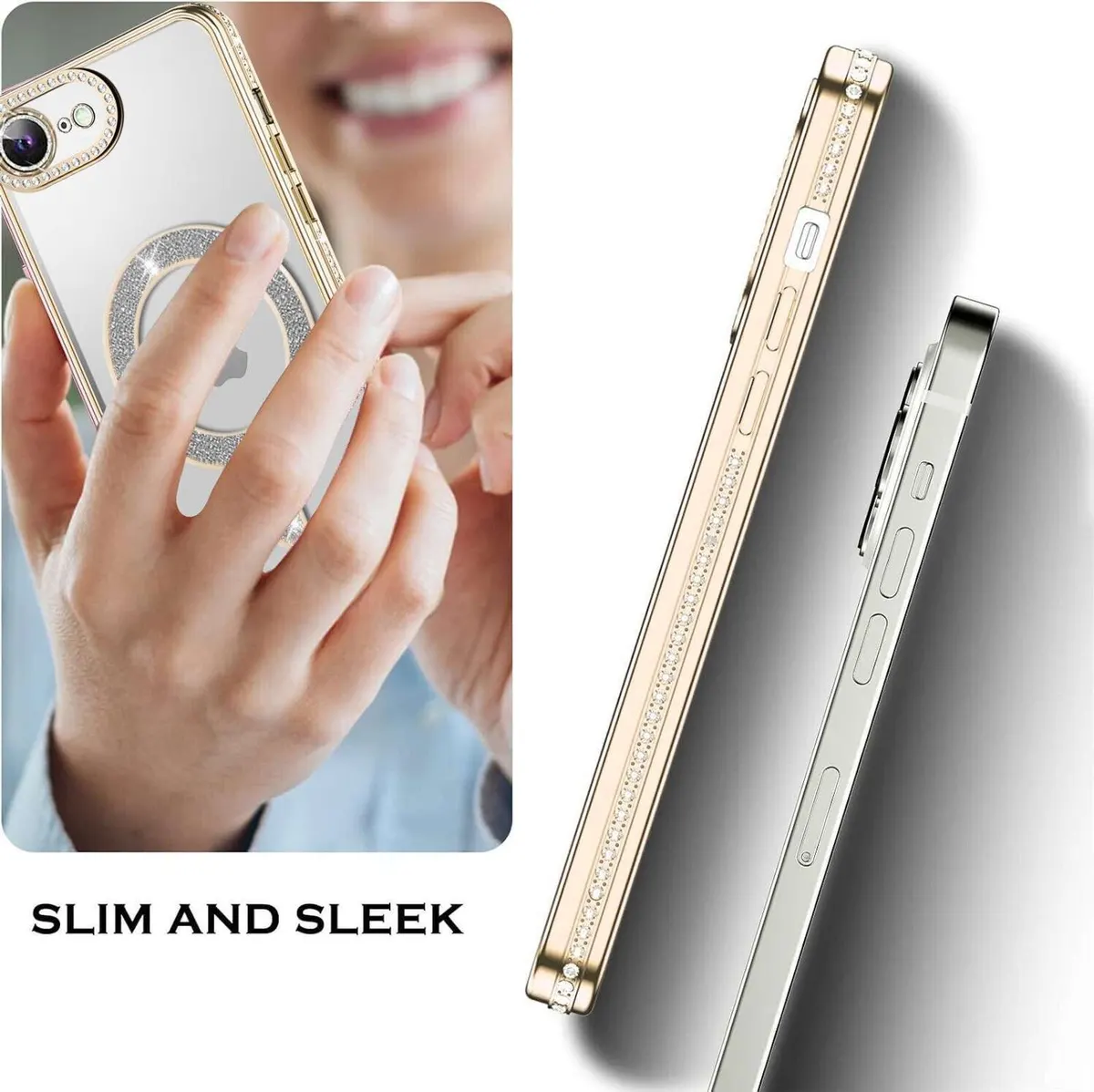 Xolia Back Cover for Apple iPhone 17e (Gold, Silicon, Pack of: 1) — image 4 of 5