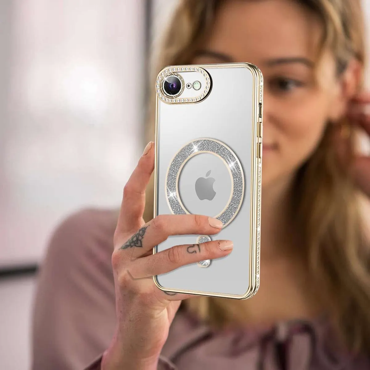 Xolia Back Cover for Apple iPhone 17e (Gold, Silicon, Pack of: 1) — image 5 of 5