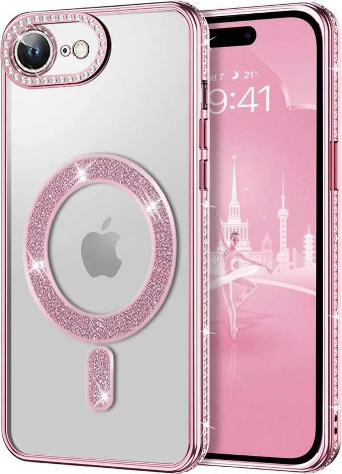 Xolia Back Cover for Apple iPhone 17e (Pink, Silicon, Pack of: 1)
