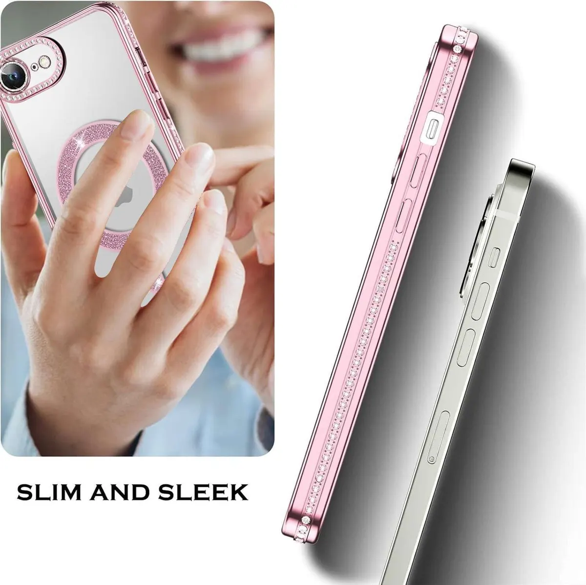 Xolia Back Cover for Apple iPhone 17e (Pink, Silicon, Pack of: 1) — image 4 of 5