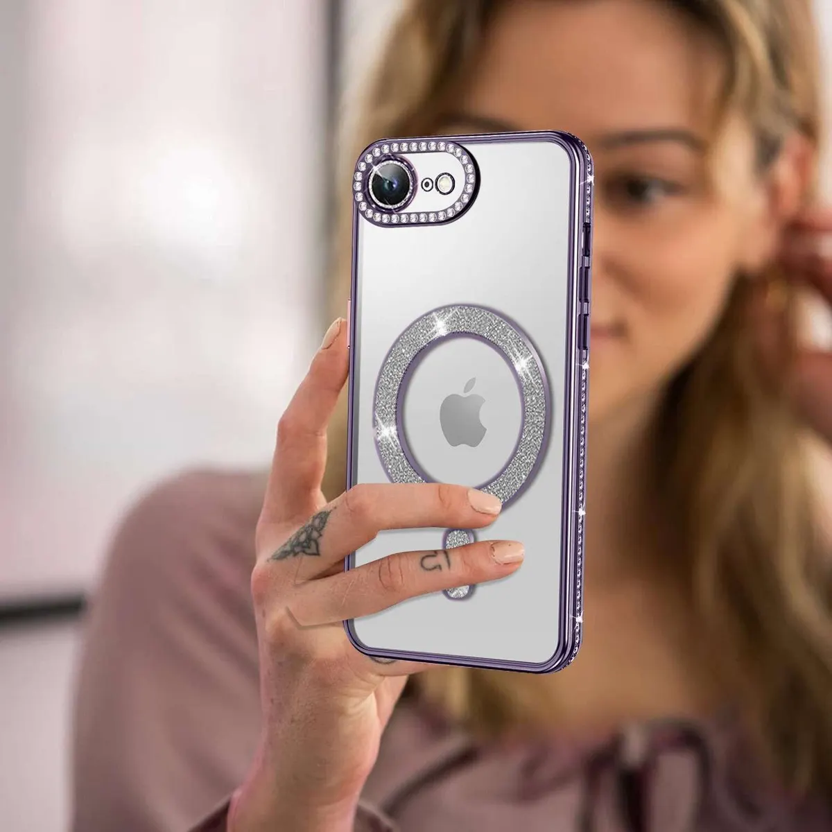 Xolia Back Cover for Apple iPhone 17e (Purple, Silicon, Pack of: 1) — image 5 of 5