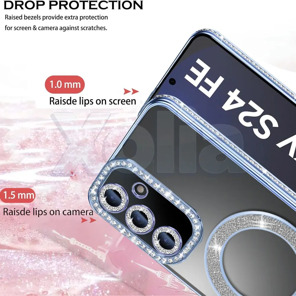 Xolia Back Cover for SAMSUNG Galaxy S24 FE 5G (Blue, Silicon, Pack of: 1) — image 2 of 5