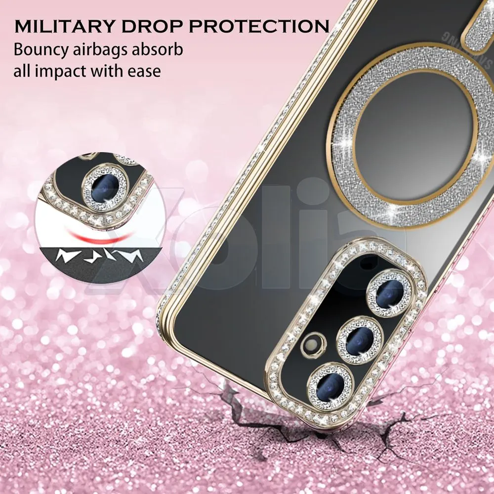 Xolia Back Cover for SAMSUNG Galaxy S24 FE 5G (Gold, Silicon, Pack of: 1) — image 3 of 5