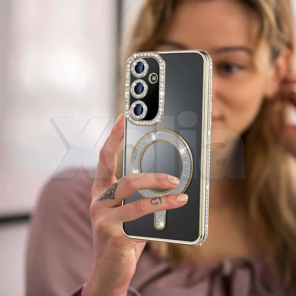Xolia Back Cover for SAMSUNG Galaxy S24 FE 5G (Gold, Silicon, Pack of: 1) — image 5 of 5