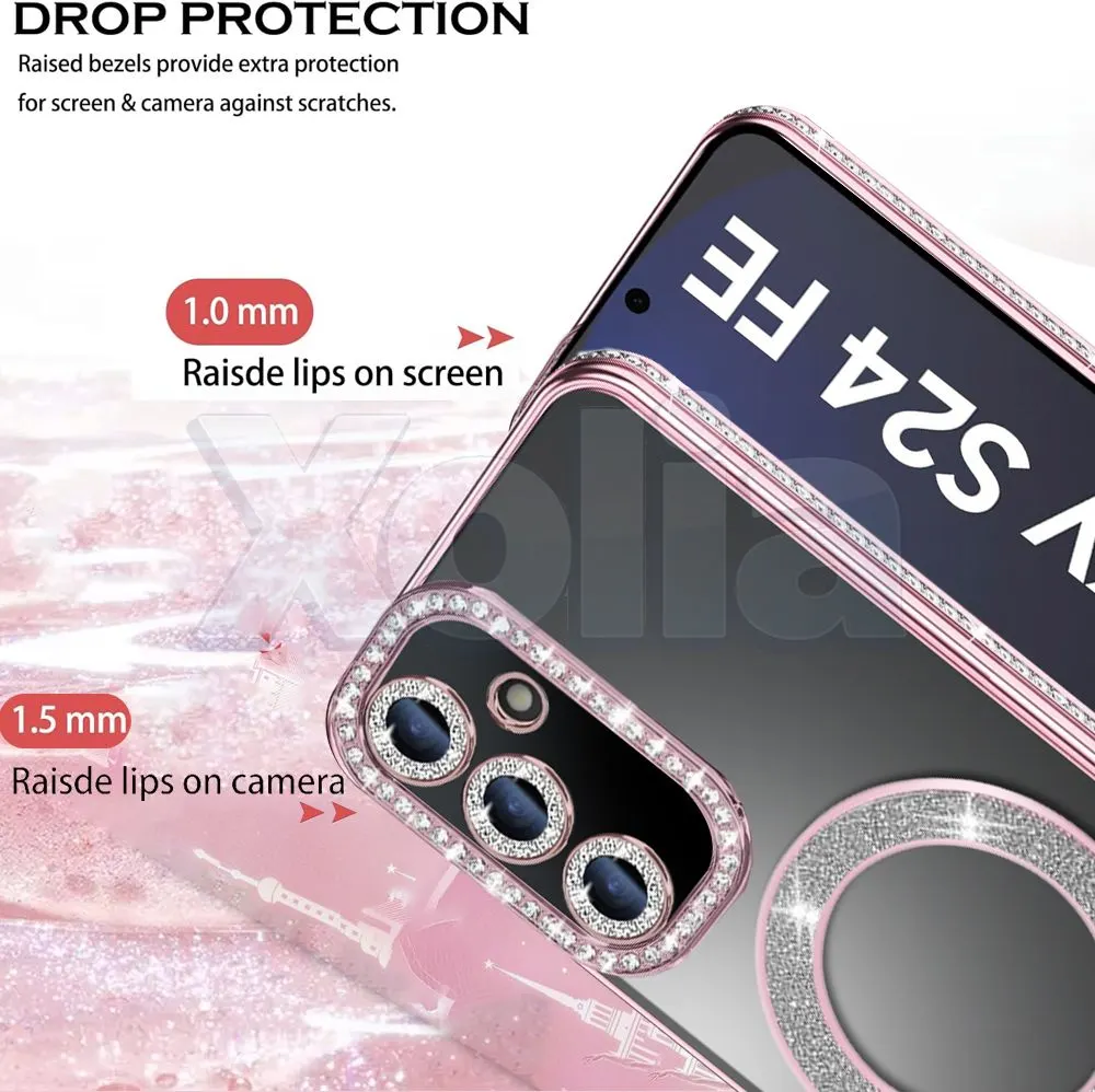 Xolia Back Cover for SAMSUNG Galaxy S24 FE 5G (Pink, Silicon, Pack of: 1) — image 2 of 5