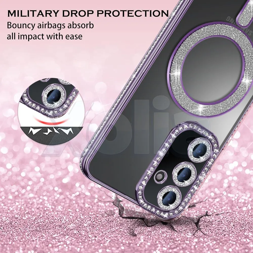 Xolia Back Cover for SAMSUNG Galaxy S24 FE 5G (Purple, Silicon, Pack of: 1) — image 3 of 5
