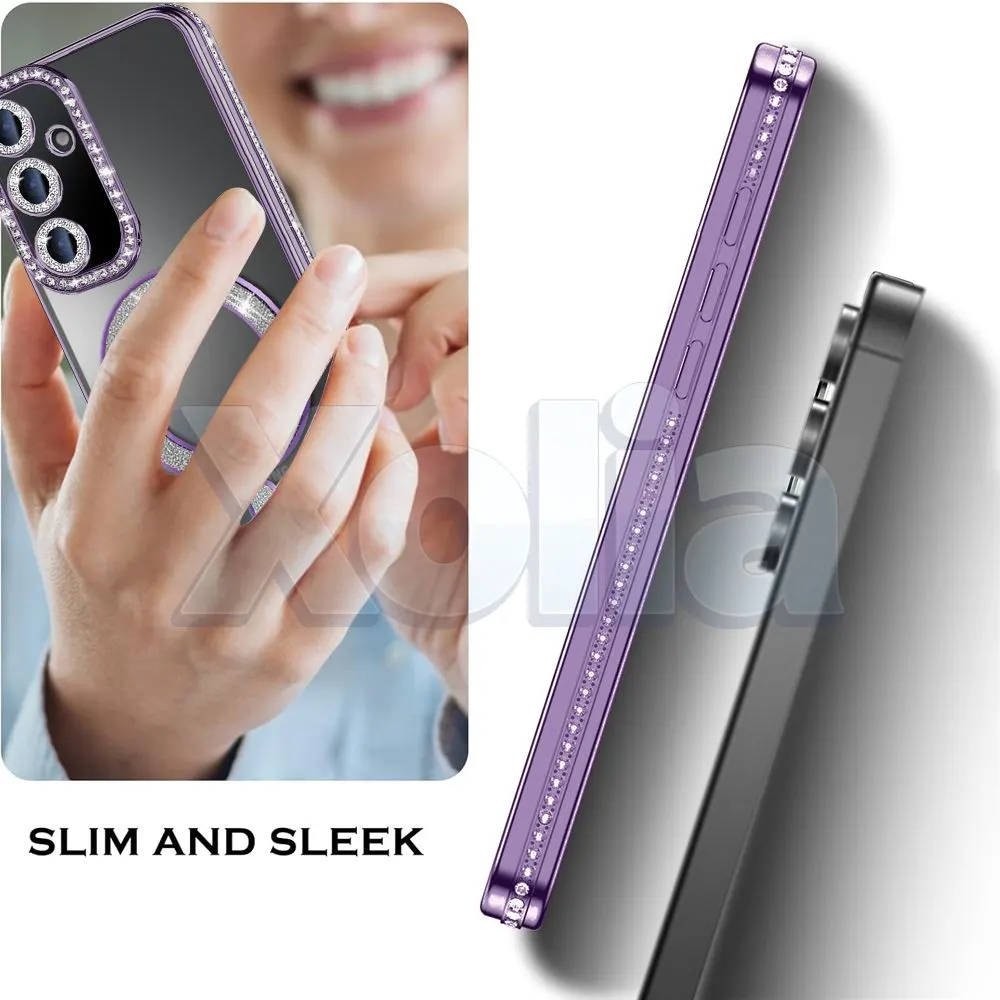 Xolia Back Cover for SAMSUNG Galaxy S24 FE 5G (Purple, Silicon, Pack of: 1) — image 4 of 5