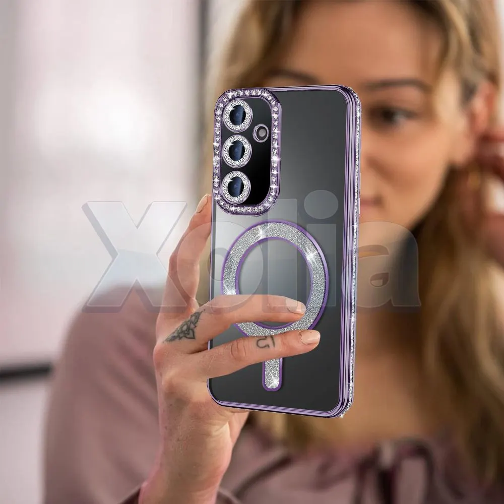 Xolia Back Cover for SAMSUNG Galaxy S24 FE 5G (Purple, Silicon, Pack of: 1) — image 5 of 5