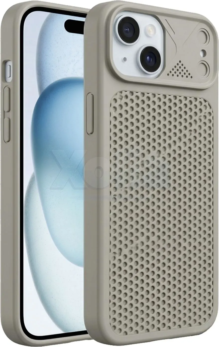 Xolia Back Cover for Apple iPhone 14 (Grey, Shock Proof, Silicon, Pack of: 1)