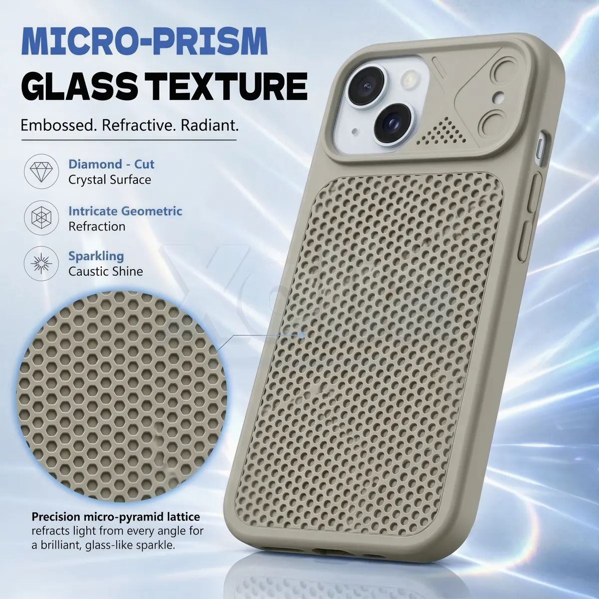 Xolia Back Cover for Apple iPhone 15 (Grey, Shock Proof, Silicon, Pack of: 1) — image 3 of 4