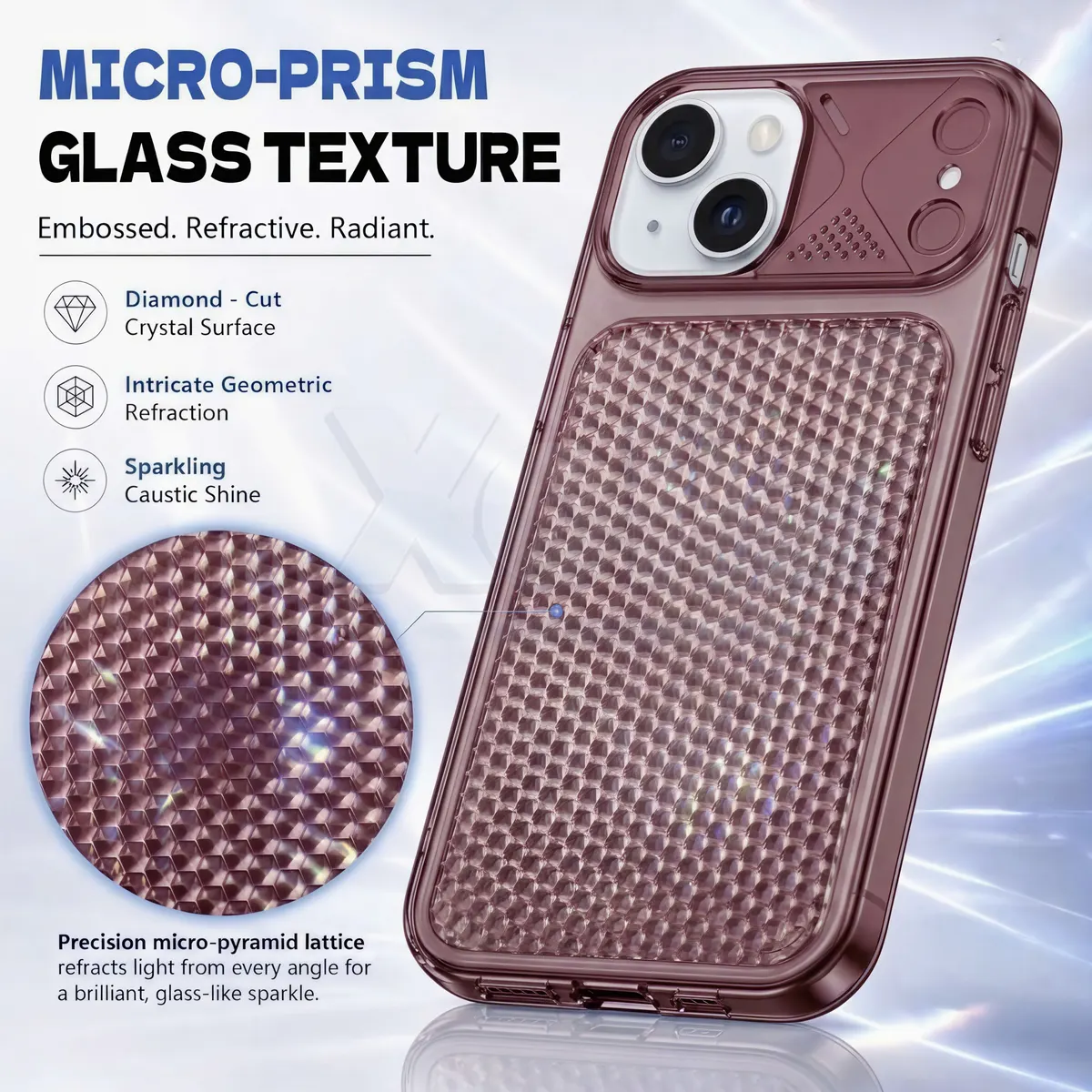Xolia Back Cover for Apple iPhone 15 (Maroon, Shock Proof, Silicon, Pack of: 1) — image 3 of 4
