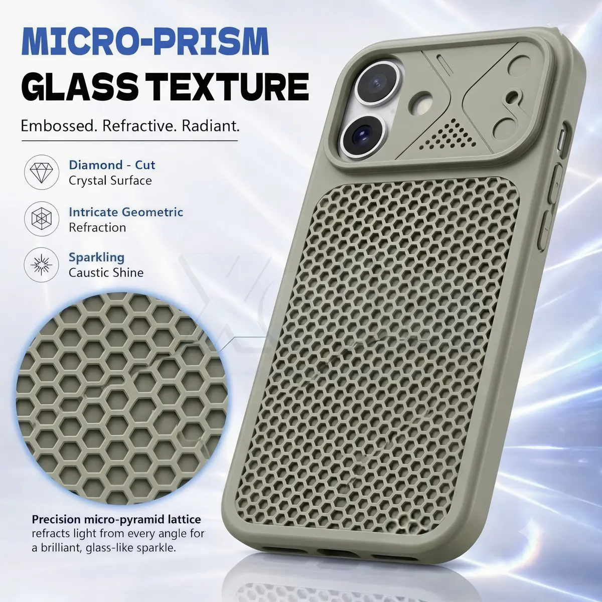 Xolia Back Cover for Apple iPhone 17 (Grey, Shock Proof, Silicon, Pack of: 1) — image 3 of 4