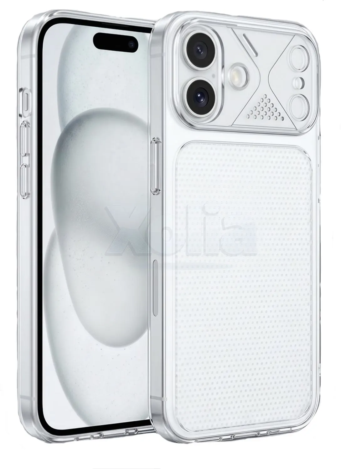 Xolia Back Cover for Apple iPhone 17 (Transparent, Shock Proof, Silicon, Pack of: 1)