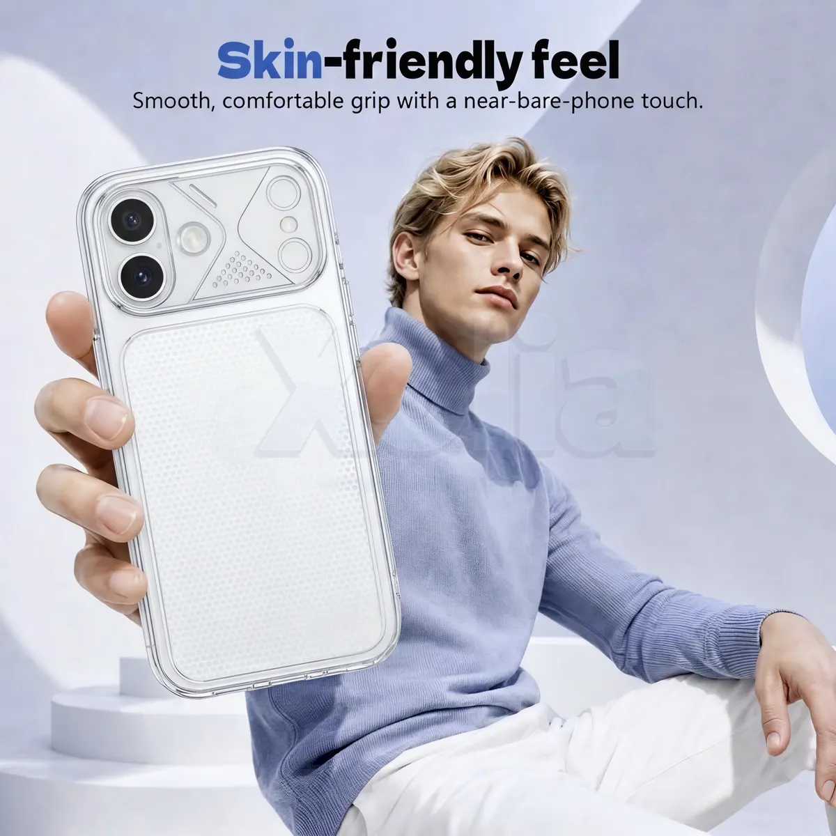 Xolia Back Cover for Apple iPhone 17 (Transparent, Shock Proof, Silicon, Pack of: 1) — image 3 of 3