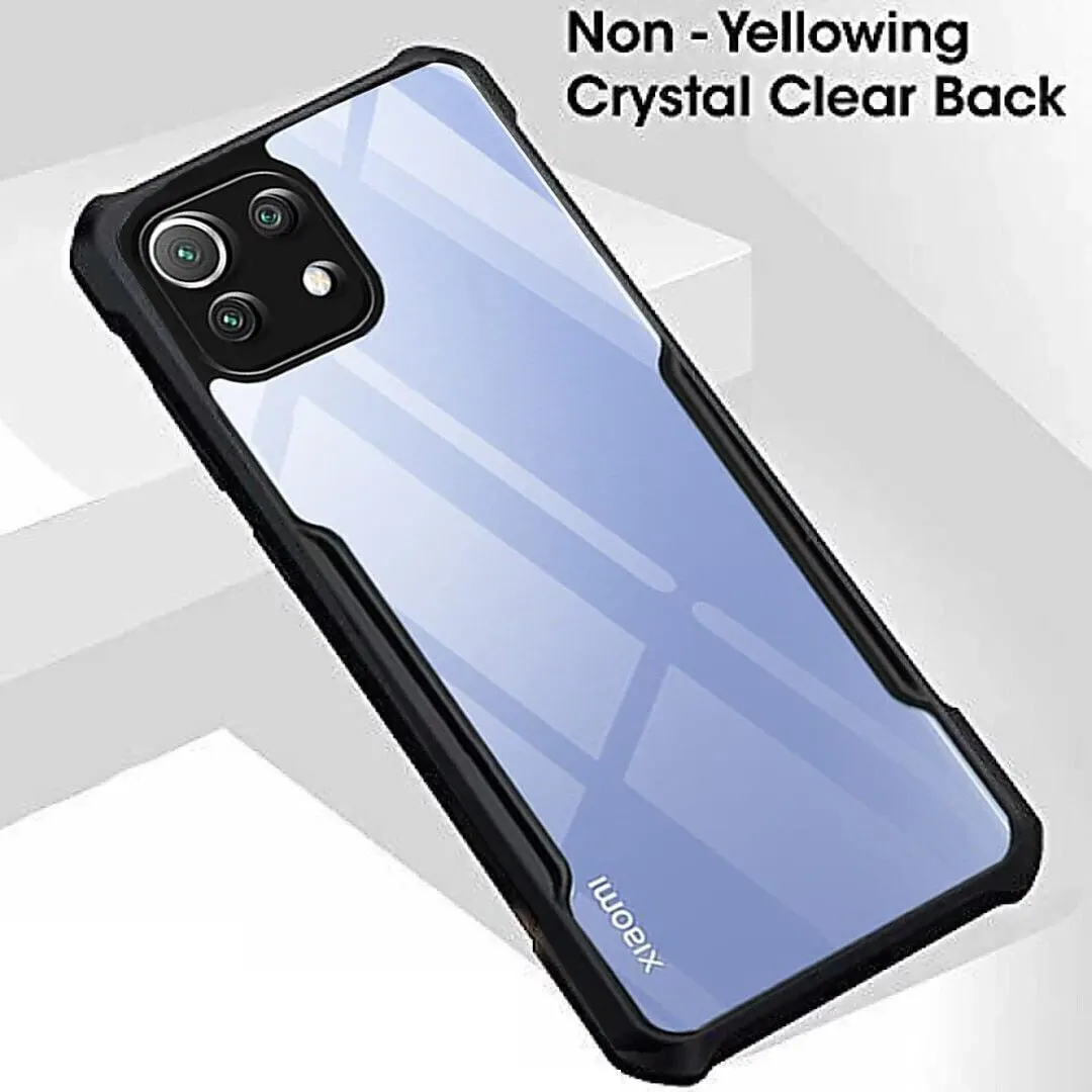 Micvir Back Cover for Mi 11 Lite (Transparent, Black, Shock Proof, Polycarbonate, Pack of: 1) — image 3 of 4