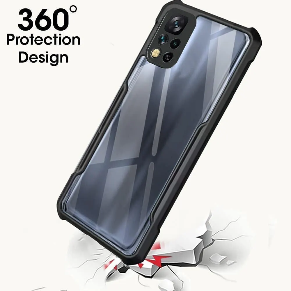 Micvir Back Cover for Xiaomi 11i HyperCharge 5G (Transparent, Black, Shock Proof, Polycarbonate, Pack of: 1) — image 2 of 5