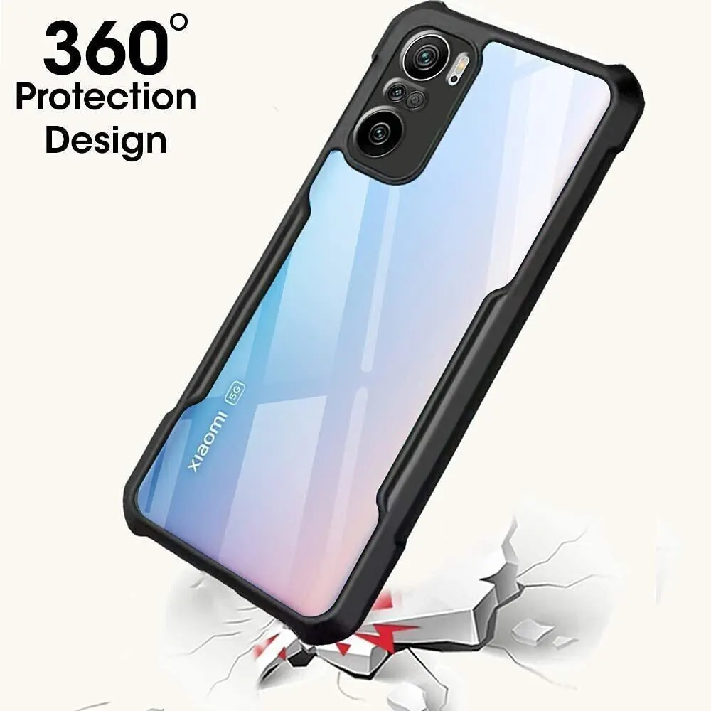 Micvir Back Cover for Mi 11x Pro (Transparent, Black, Shock Proof, Polycarbonate, Pack of: 1) — image 2 of 5