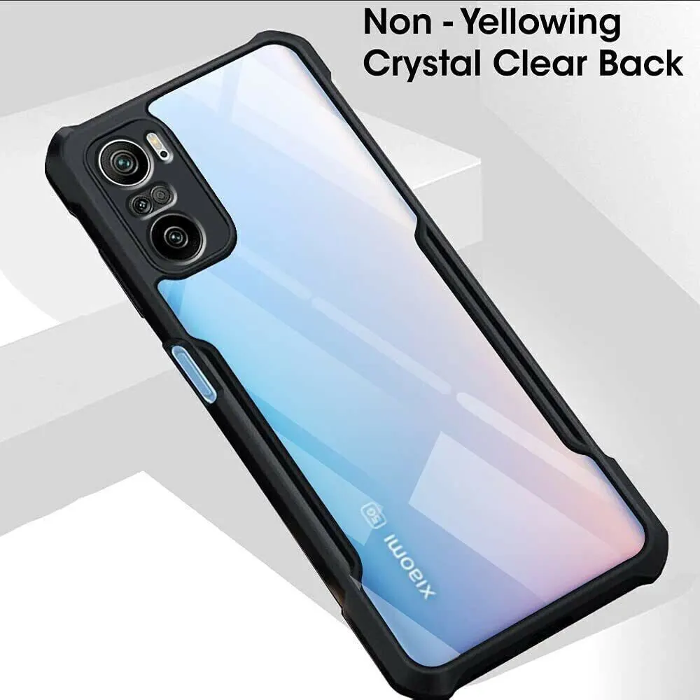 Micvir Back Cover for Mi 11x Pro (Transparent, Black, Shock Proof, Polycarbonate, Pack of: 1) — image 3 of 5