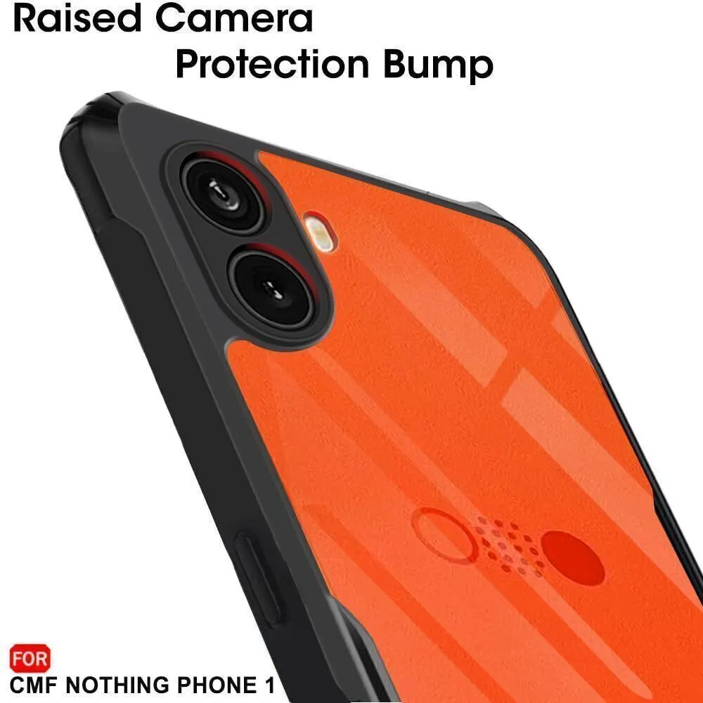Micvir Back Cover for CMF by Nothing Phone 1 (Transparent, Black, Shock Proof, Polycarbonate, Pack of: 1) — image 4 of 5