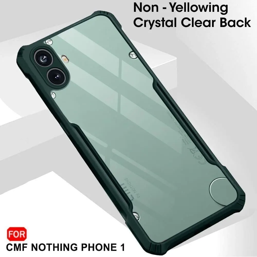 Micvir Back Cover for CMF by Nothing Phone 1 (Transparent, Green, Shock Proof, Polycarbonate, Pack of: 1) — image 3 of 5