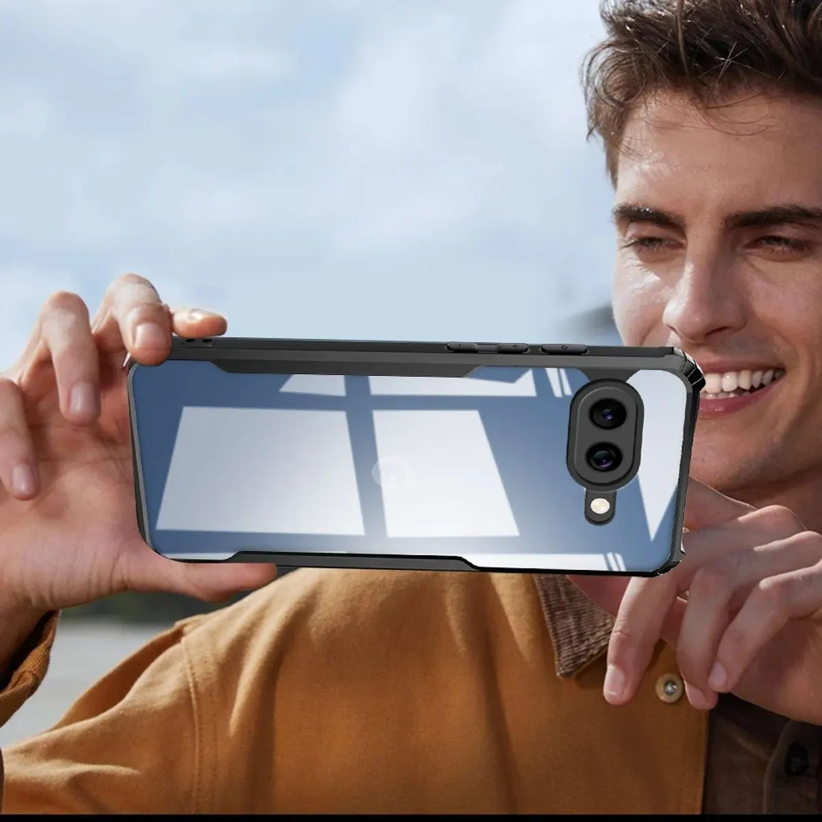Xolia Back Cover for Google Pixel 10A (Transparent, Black, Shock Proof, Polycarbonate, Pack of: 1) — image 5 of 5
