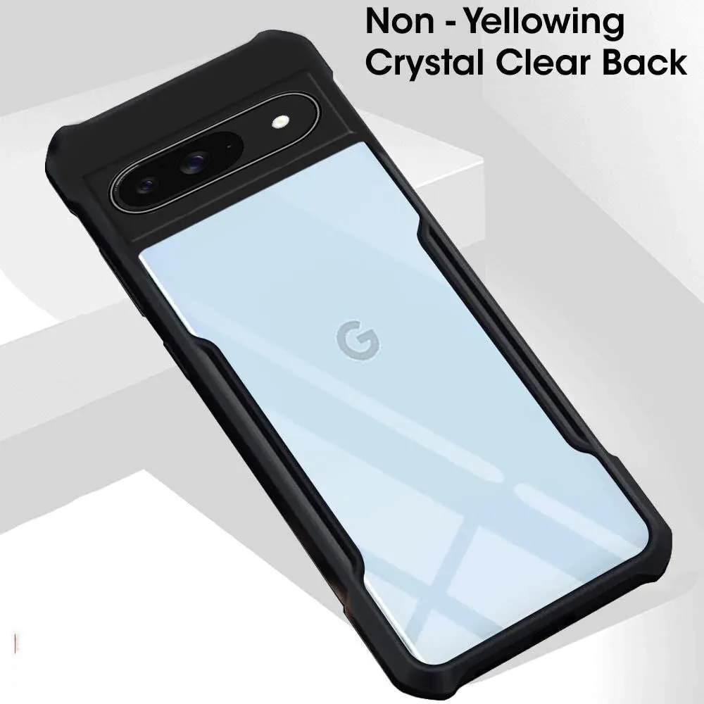 Micvir Back Cover for Google Pixel 9 (Transparent, Black, Shock Proof, Polycarbonate, Pack of: 1) — image 3 of 5